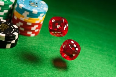Galactic Gems live dealer studio with multiple camera feeds and professional table setup